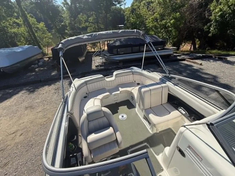 Slide: The Image of Interior view of a 2009 Yamaha SX 230 High Output boat. - 13