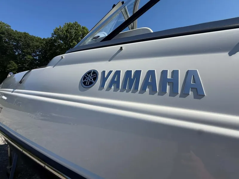 Slide: The Image of Close-up of a 2009 Yamaha SX 230 High Output boat. - 17