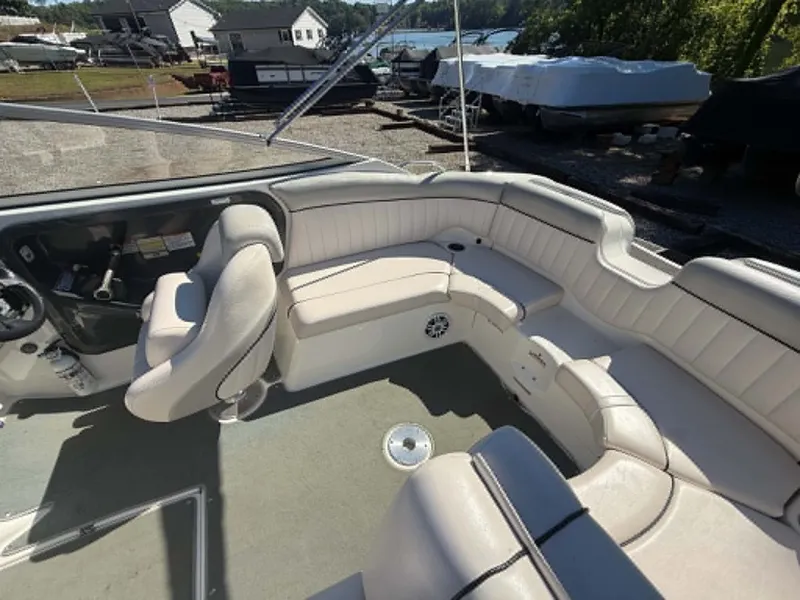 Slide: The Image of Interior of a 2009 Yamaha SX 230 High Output boat. - 26