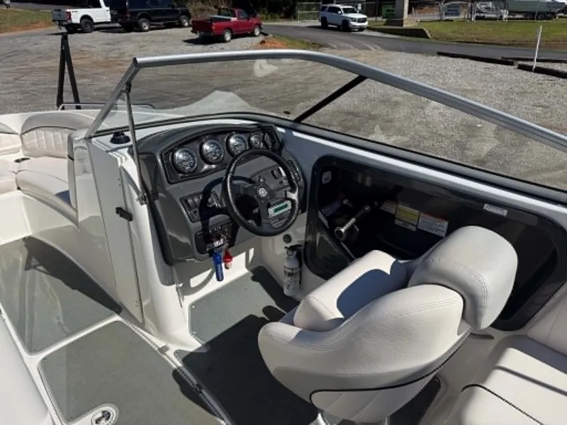 Slide: The Image of Interior view of a 2009 Yamaha SX 230 High Output boat. - 6