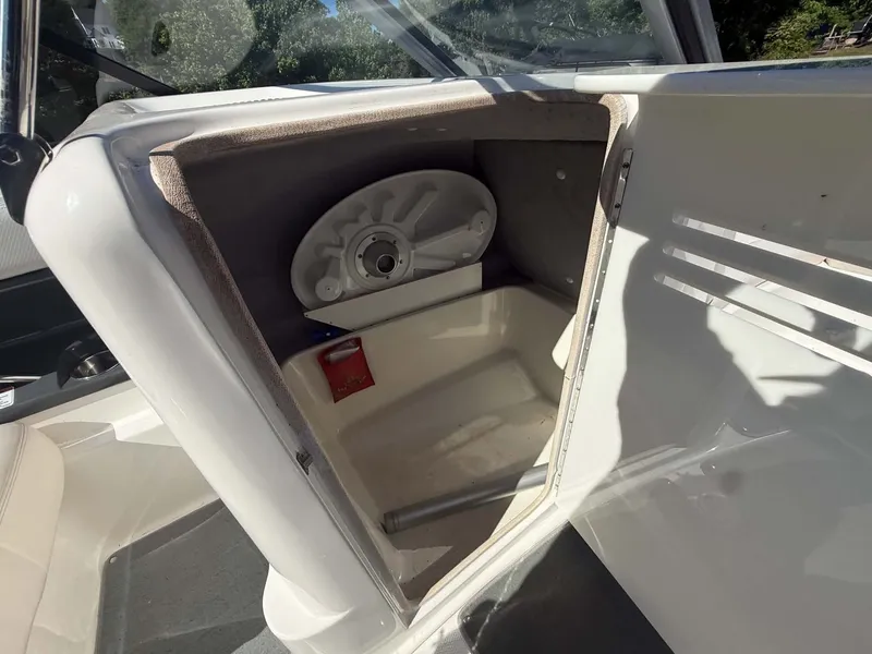 Slide: The Image of Storage compartment in 2009 Yamaha SX 230 High Output boat. - 8