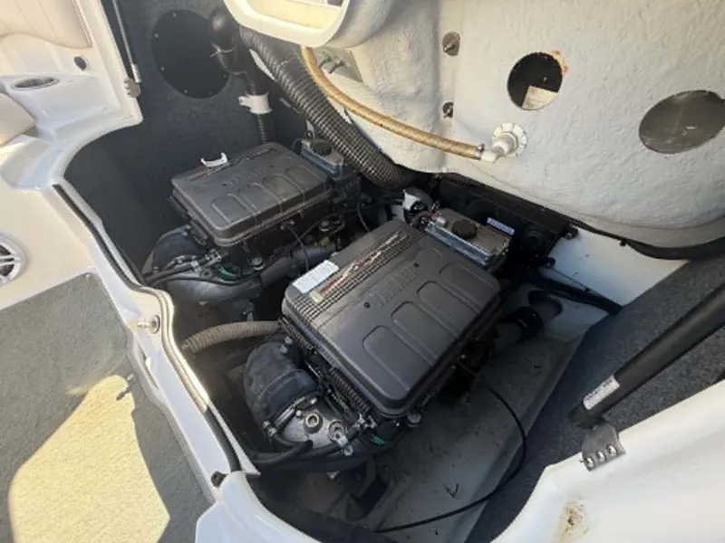 Slide: The Image of Engine compartment of a 2009 Yamaha SX 230 High Output boat. - 9
