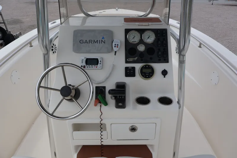 Slide: The Image of 2020 Bulls Bay 230CC helm with Garmin electronics. - 14