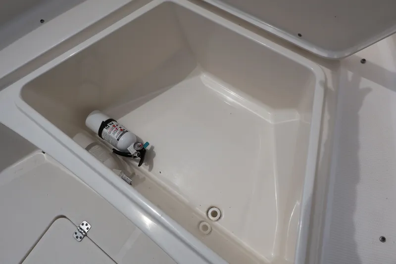 Slide: The Image of Interior of 2020 Bulls Bay 230CC with fire extinguisher. - 17