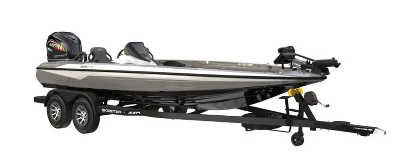 The Image of 2026 Skeeter ZXR20 SE boat on trailer, side view. - 1