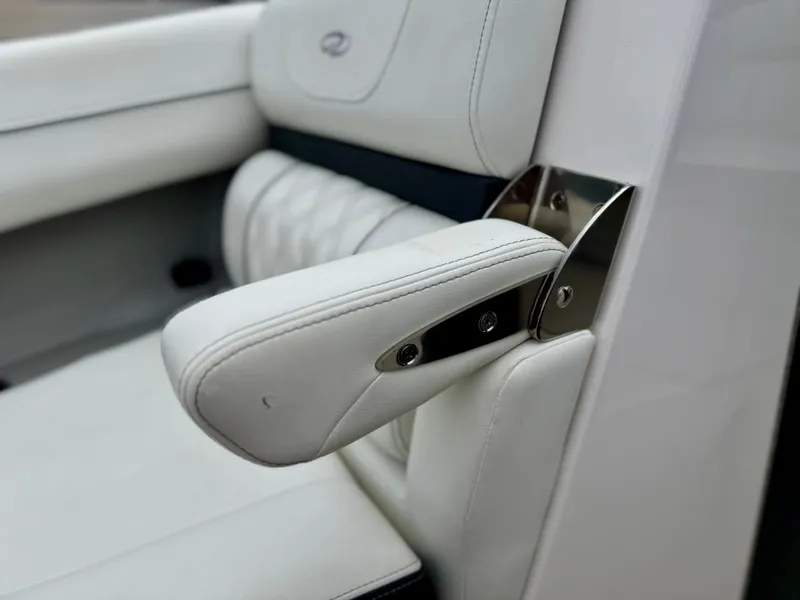 Slide: The Image of 2021 Regal LS4, luxurious white seat with armrest. - 18