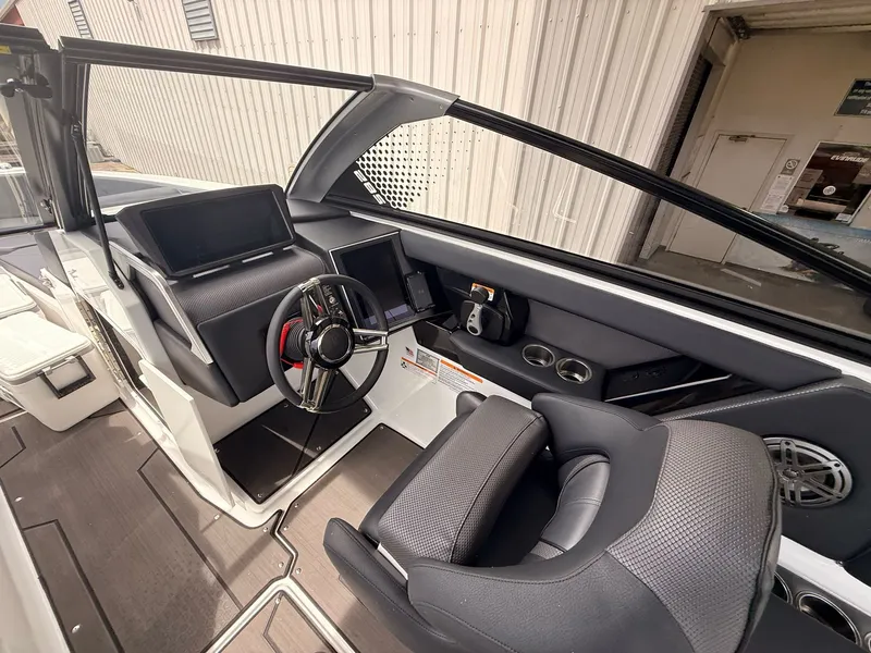 Slide: The Image of Interior of 2025 Scarab 285 LX featuring modern cockpit design. - 7