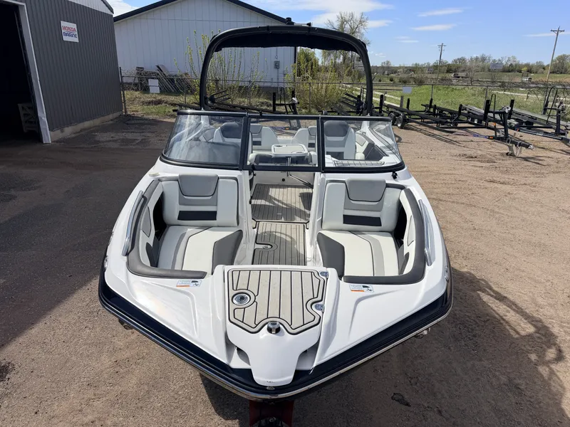 Slide: The Image of 2020 Yamaha 212S Jet Boat, 320HP, white, parked outdoors. - 10