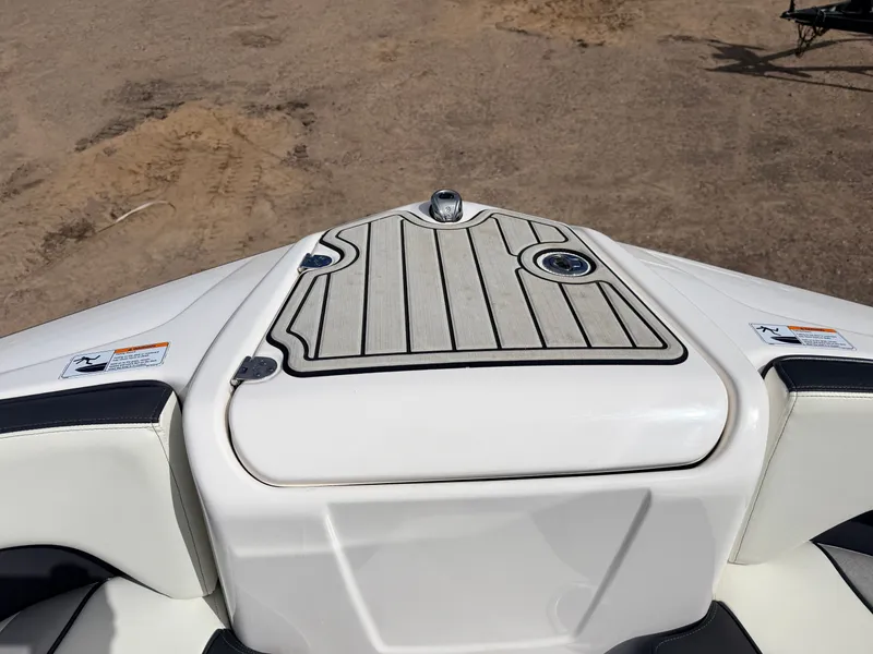 Slide: The Image of Yamaha 212S Jet Boat 2020, front deck view, white design. - 11