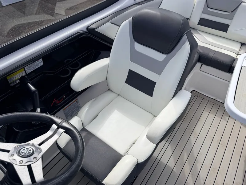 Slide: The Image of Interior of 2020 Yamaha 212S Jet Boat with luxurious seating. - 25