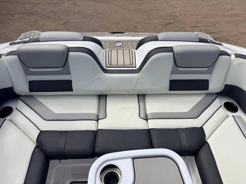 Slide: The Image of Interior of 2020 Yamaha 212S Jet Boat with luxurious seating. - 46