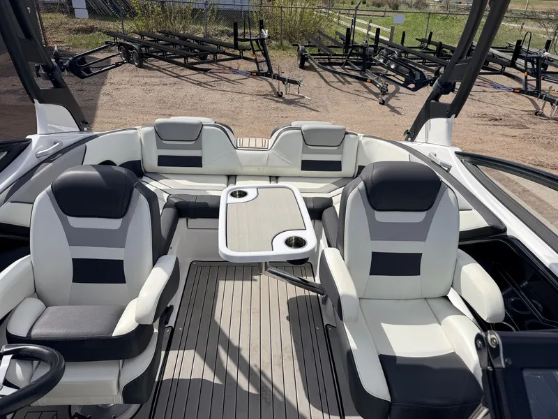 Slide: The Image of Interior of 2020 Yamaha 212S Jet Boat with stylish seating. - 5