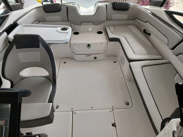 Slide: The Image of Interior of 2026 Yamaha Boats AR190 with seating and table. - 23