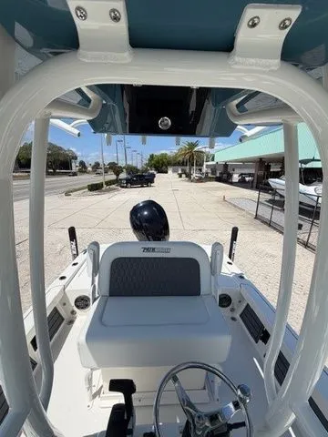 Slide: The Image of Interior view of 2026 Pathfinder 2200 TRS boat. - 8