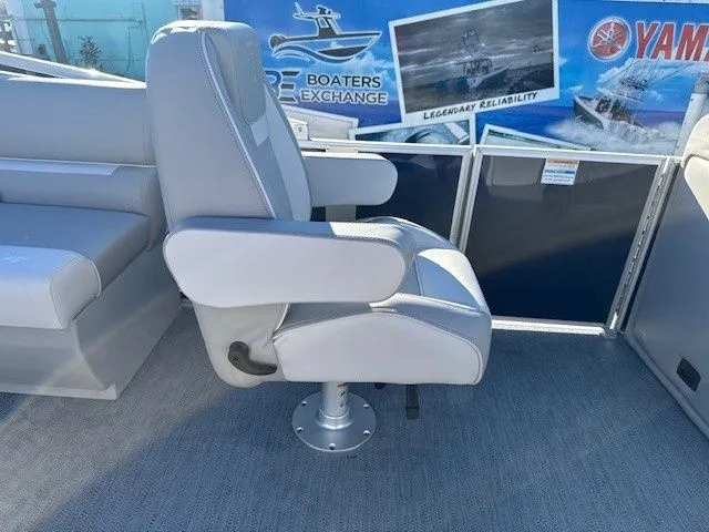 Slide: The Image of Comfortable seating on Sweetwater Xperience 2026 pontoon boat. - 26