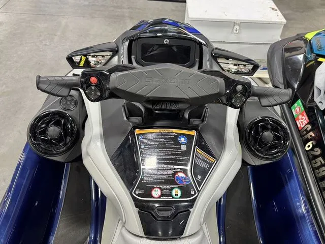 Slide: The Image of 2024 Sea-Doo GTX control panel and dashboard close-up. - 11