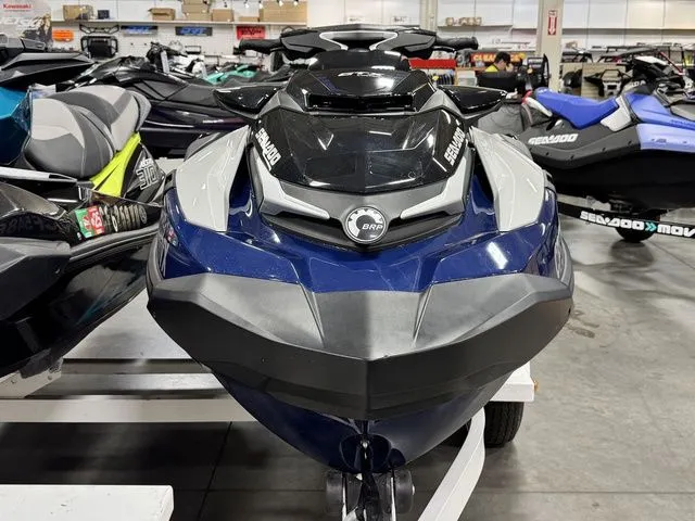 Slide: The Image of 2024 Sea-Doo GTX jet ski displayed in showroom. - 4