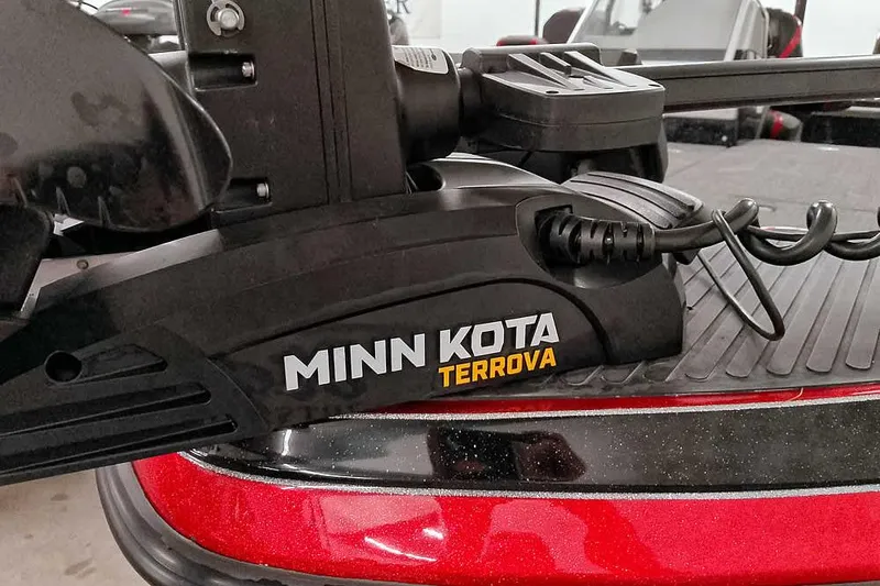 Slide: The Image of Minn Kota Terrova motor on 2024 Ranger 621FS Fisherman boat. - 8