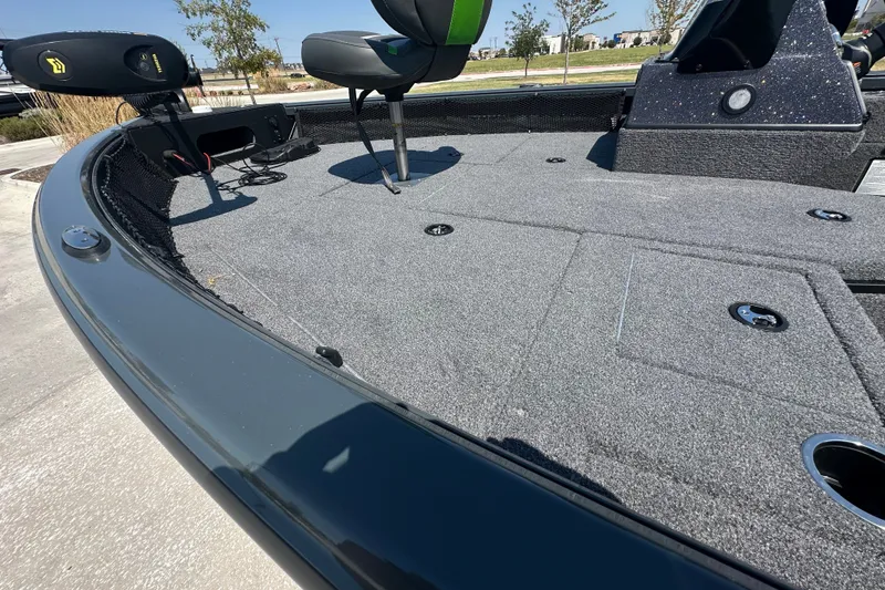 Slide: The Image of 2026 Ranger VS1782SC Angler boat deck with seating and storage compartments. - 14