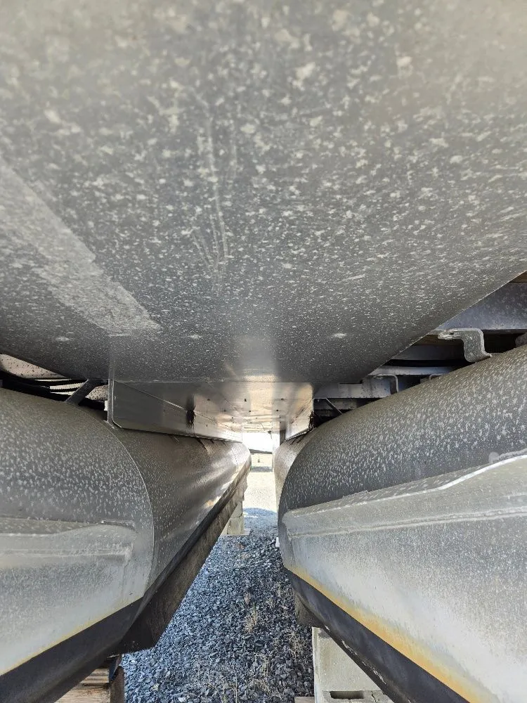 Slide: The Image of Underside of a 2019 Godfrey Sweetwater 2386 Coastal tritoon. - 26