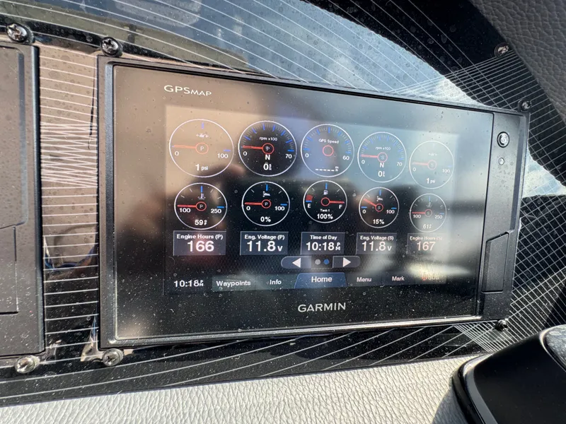 Slide: The Image of Garmin GPSMAP on Regal 29 OBX 2021 boat display. - 14