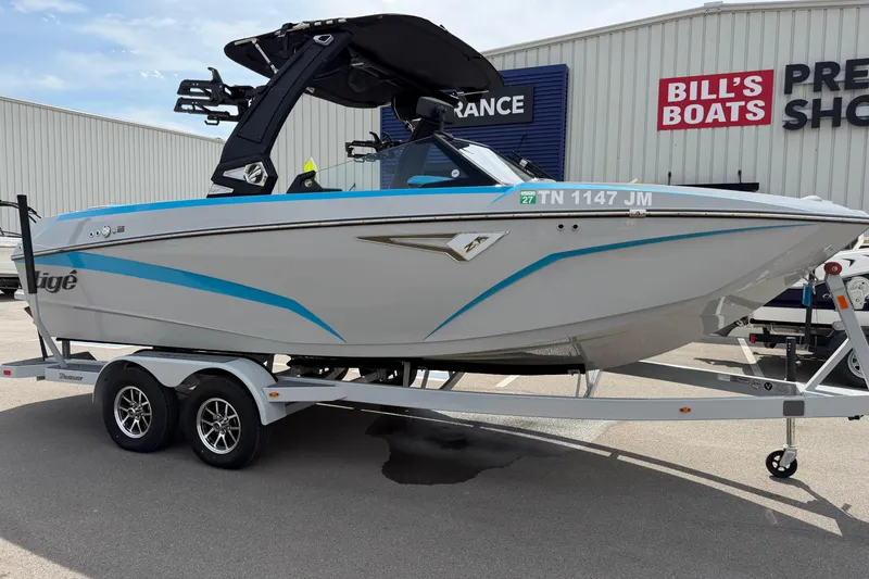 The Image of 2024 Tigé Z1 boat on trailer at Bill's Boats dealership. - 0