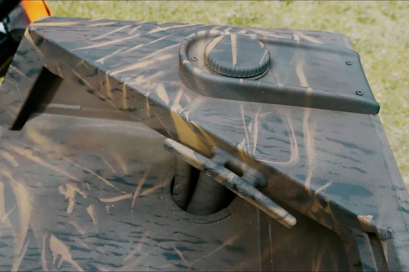 Slide: The Image of Camouflage detail on 2026 G3 Gator Tough 18 CC boat deck. - 8