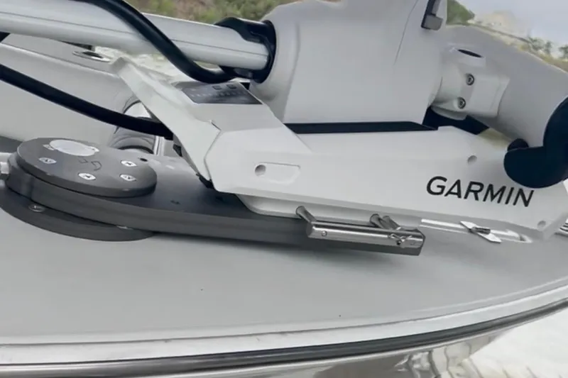 Slide: The Image of Garmin marine equipment on 2021 Latitude Tournament Boats 25 model. - 10