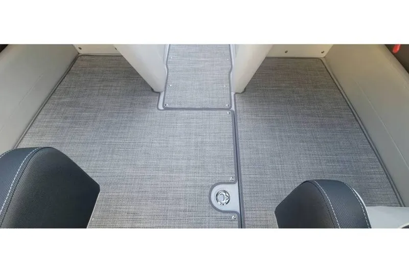Slide: The Image of 2024 Crownline 210 SS boat interior flooring with sleek, modern design and durable materials. - 14