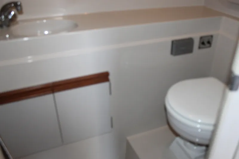Slide: The Image of Bathroom interior of 1990 Carver 3207 Aft Cabin Motor Yacht. - 17