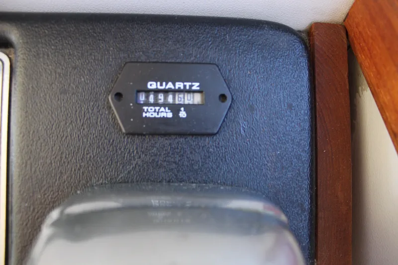 Slide: The Image of Hour meter reading 4946 on 1990 Carver 3207 Aft Cabin Motor Yacht. - 33