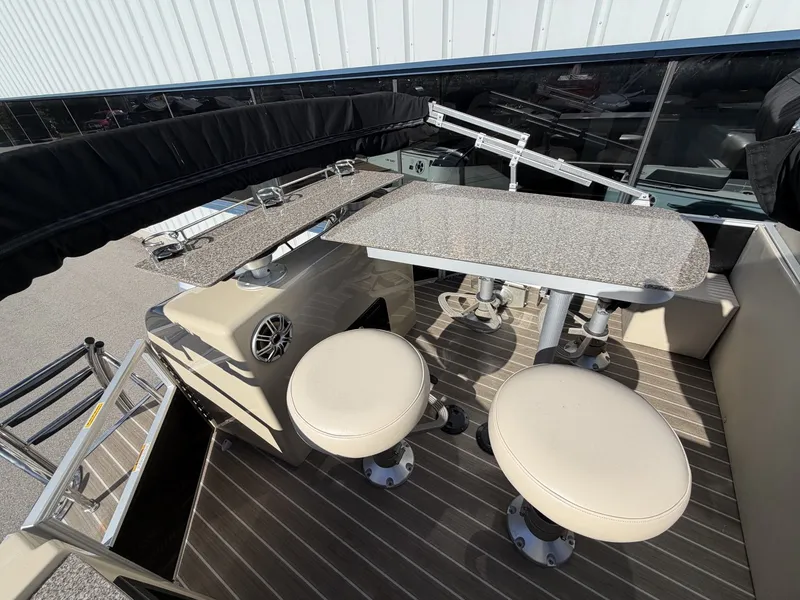 Slide: The Image of Interior of 2014 Godfrey Aqua Patio CB 240 pontoon boat. - 11