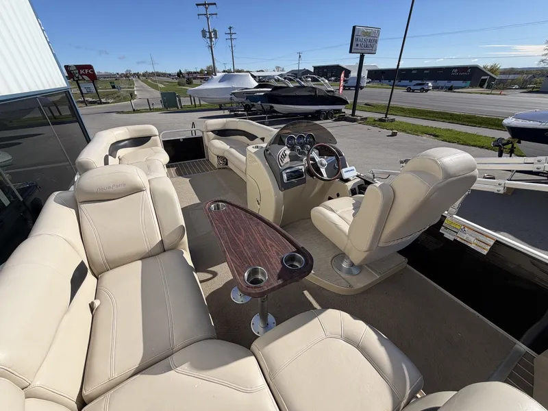 Slide: The Image of Interior of a 2014 Godfrey Aqua Patio CB 240 pontoon boat. - 8