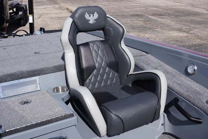 Slide: The Image of Luxurious seat in 2026 Phoenix 921 Elite X boat, featuring sleek design and premium materials. - 16
