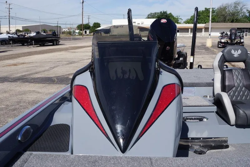 Slide: The Image of 2026 Phoenix 921 Elite X boat interior with sleek design and modern seating. - 22