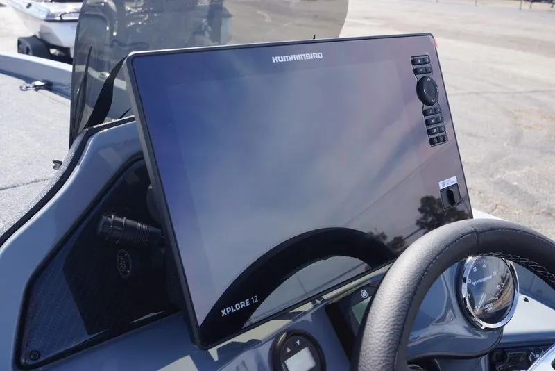 Slide: The Image of Dashboard of 2026 Phoenix 921 Elite X with Humminbird Xplore 12 display. - 23
