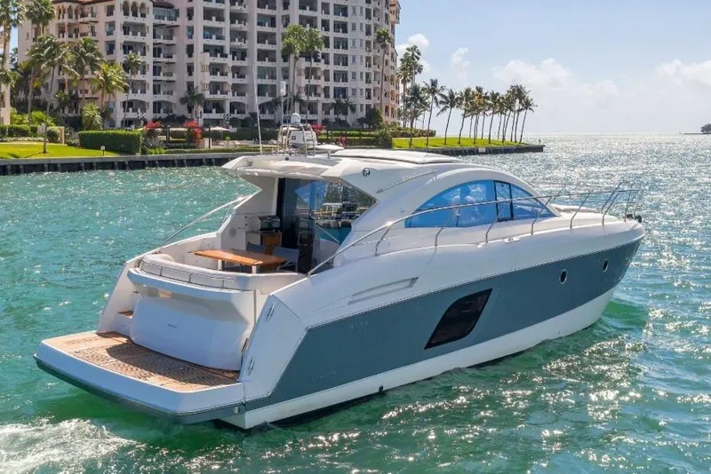 The Image of 2017 Beneteau Gran Turismo 49 yacht on the water. - 0
