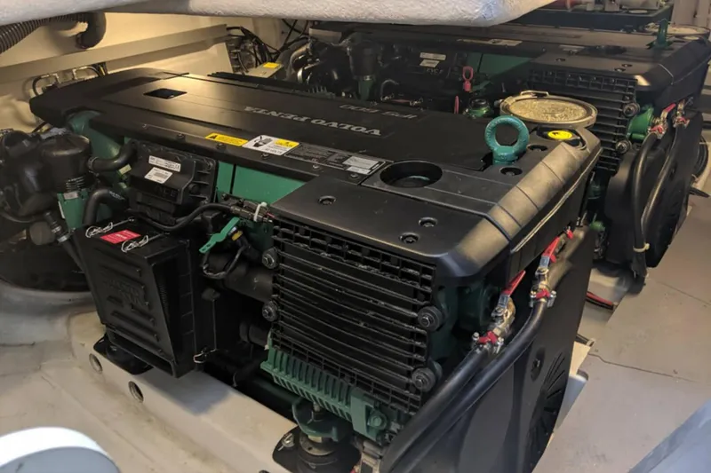 Slide: The Image of Engine room of a 2017 Beneteau GRAN TURISMO with Volvo Penta engines. - 41
