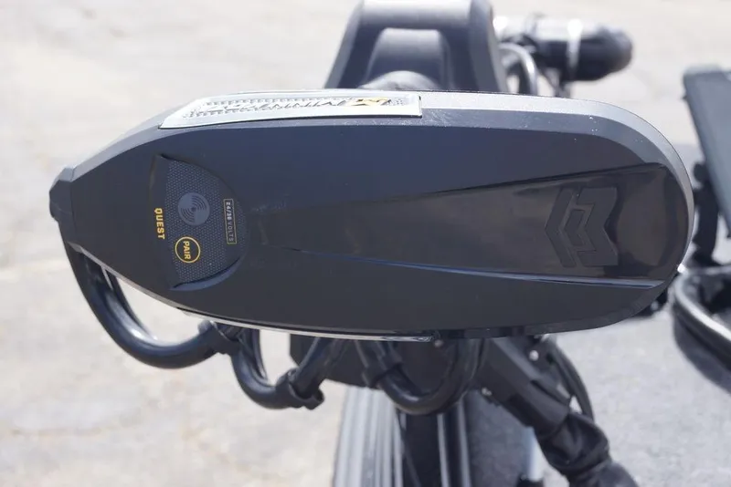 Slide: The Image of Close-up of a 2026 Phoenix 721 ZXL boat component with control buttons. - 14