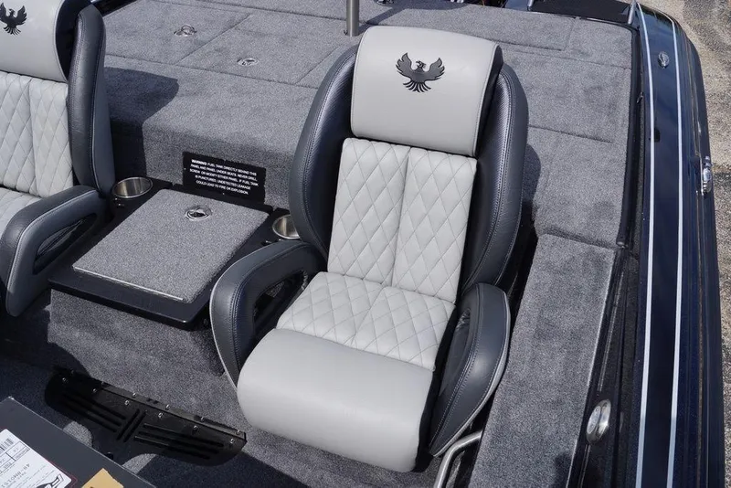 Slide: The Image of Luxurious seating in 2026 Phoenix 721 ZXL boat with diamond-stitched upholstery. - 7