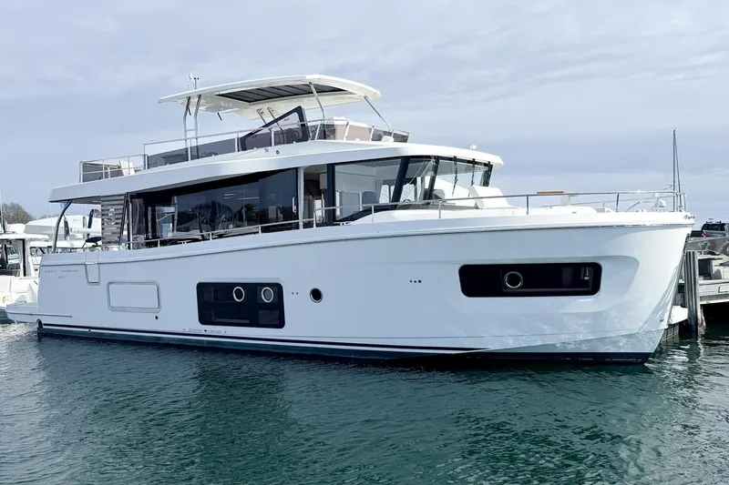 The Image of Beneteau Swift Trawler 54, 2026, docked at harbor. - 0