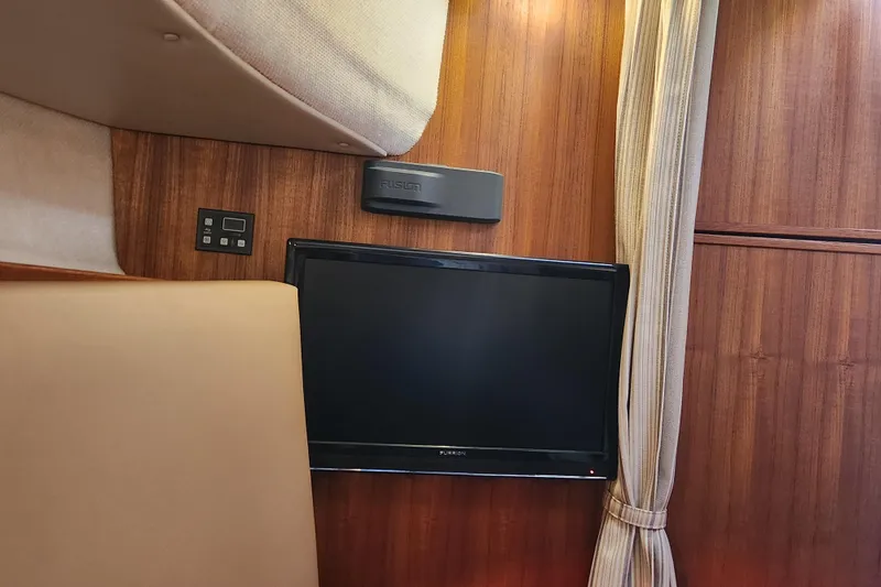 Slide: The Image of Interior of 2019 Ranger Tugs R-31 CB with TV and Fusion audio system. - 20