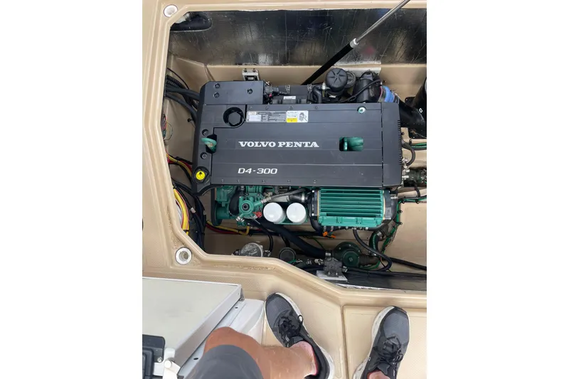 Slide: The Image of Volvo Penta D4-300 engine in 2019 Ranger Tugs R-31 CB boat. - 45