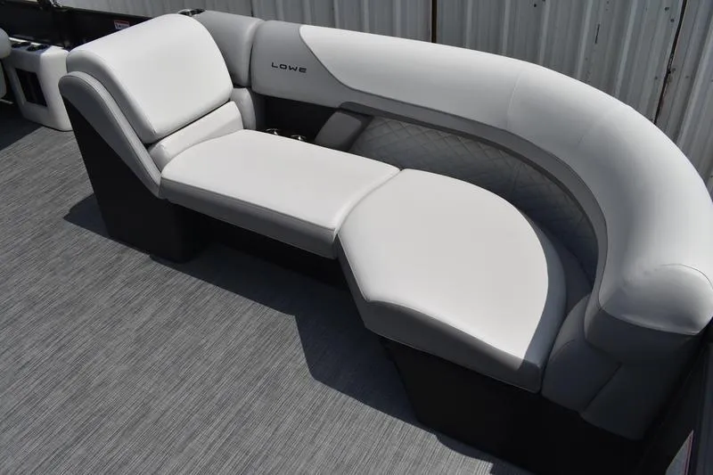 Slide: The Image of 2026 Lowe SS 230 WT Special boat seating with sleek, modern design and comfortable upholstery. - 16