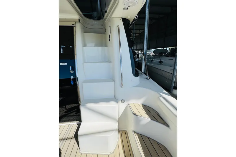 Slide: The Image of Staircase on 2006 Carver 46 Voyager yacht, leading to upper deck. - 25