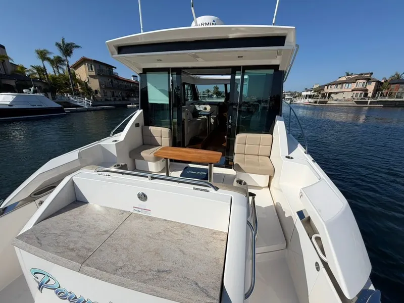 Slide: The Image of 2017 Tiara Yachts C39 Coupe on calm waters. - 21