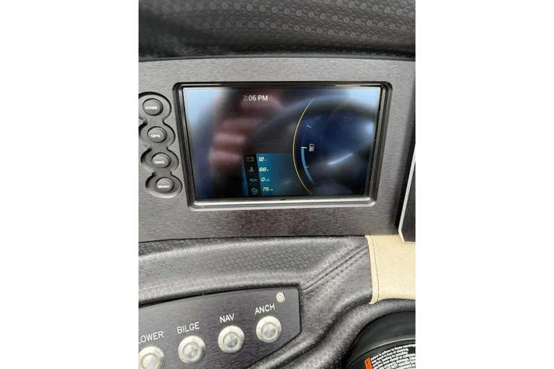 Slide: The Image of 2019 Centurion Ri257 dashboard display with control buttons and digital screen. - 21