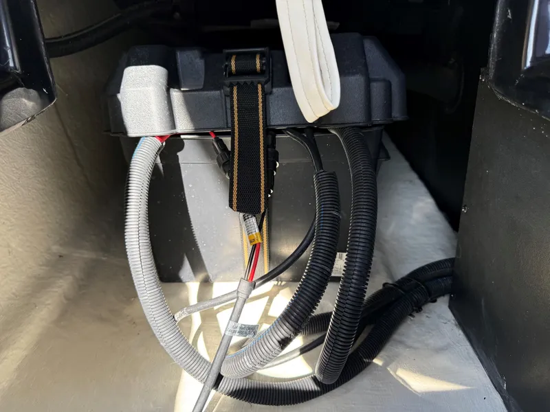 Slide: The Image of Battery compartment in Heyday WTSurf 2023 boat. - 30