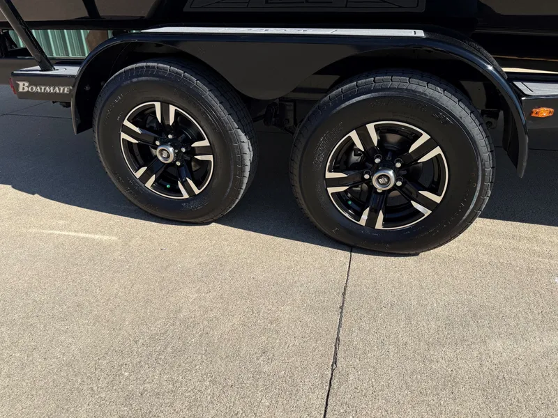 Slide: The Image of 2023 Heyday WTSurf trailer wheels on concrete surface. - 44