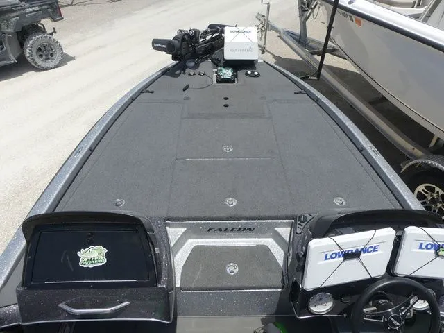 Slide: The Image of 2022 Falcon Bass Boats F21 TE with Lowrance electronics. - 12